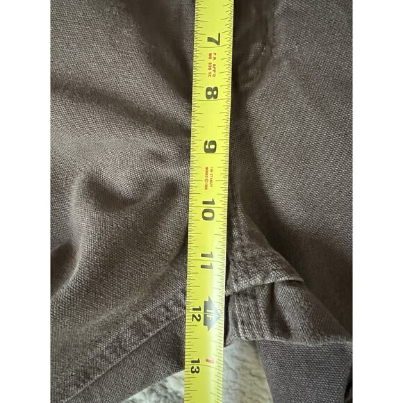 CARHARTT Loose Straight Washed Duck Double-Front Dungaree Cargo Jeans 28x32 - Picture 12 of 13